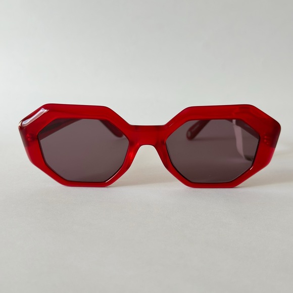 Garrett Leight Accessories - NWT Garrett Leight JACQUELINE CHERRY Women's Sunglasses with the soft case